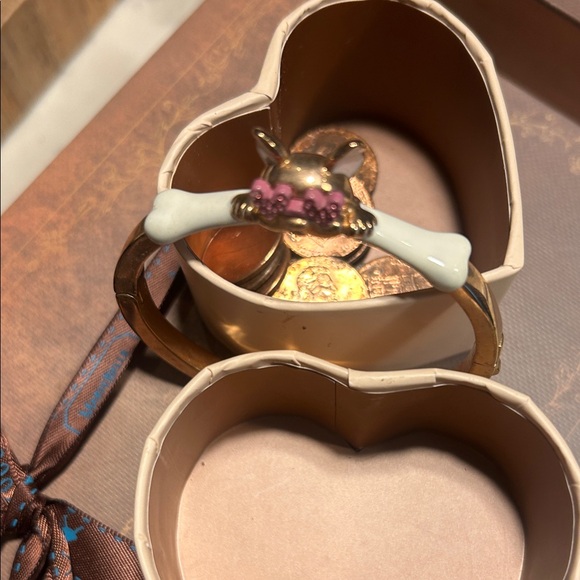 kate spade Gold and Pink Dog Bracelet - Picture 3 of 4